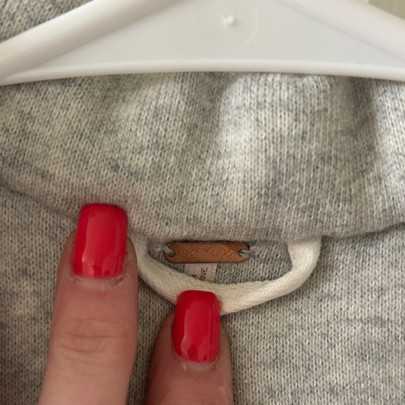 Free People Cream and Gray Jean Jacket - Picture 2 of 12